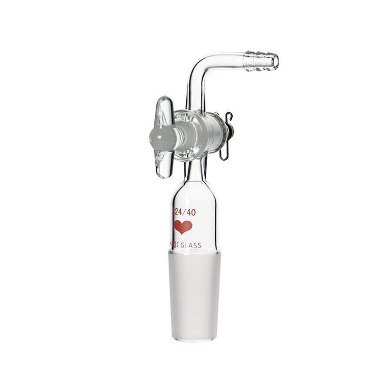 90 Degree Glass Stopcock Gas Adapter (Type A) 90 Degree Glass Stopcock Gas Adapter (Type A)