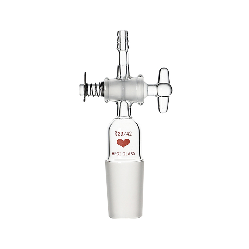 Straight Glass Stopcock Gas Adapter (Type A)