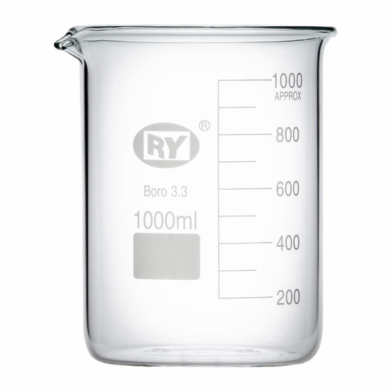 Laboratory glassware High Boro 3.3 Glass Thick Walled Low Form Beaker Laboratory glassware High Boro 3.3 Glass Thick Walled Low Form Beaker